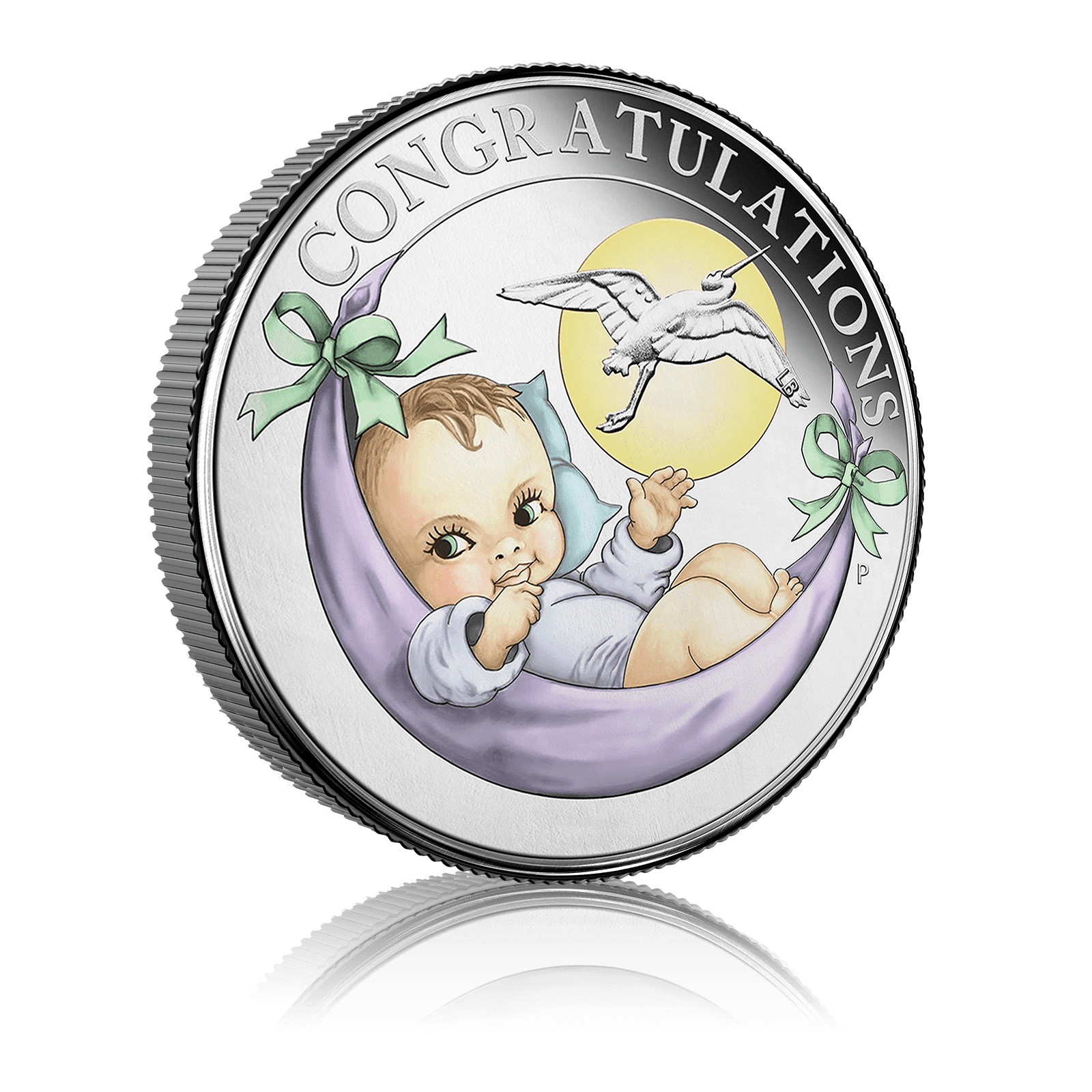 Half Ounce Silver New Born Baby Coin (Gift Box) 4